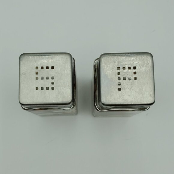 Grant Howard Coffee Chef Salt & Pepper Shakers Square Coffee Barista Shakers - Picture 5 of 7